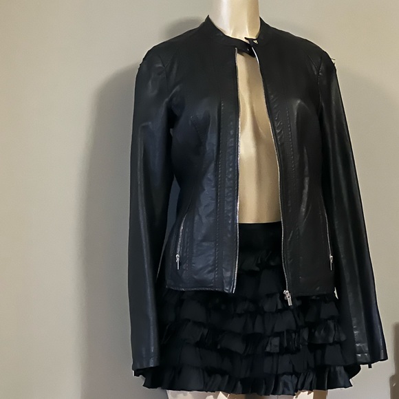 Faux Leather Biker Jacket - Picture 6 of 6